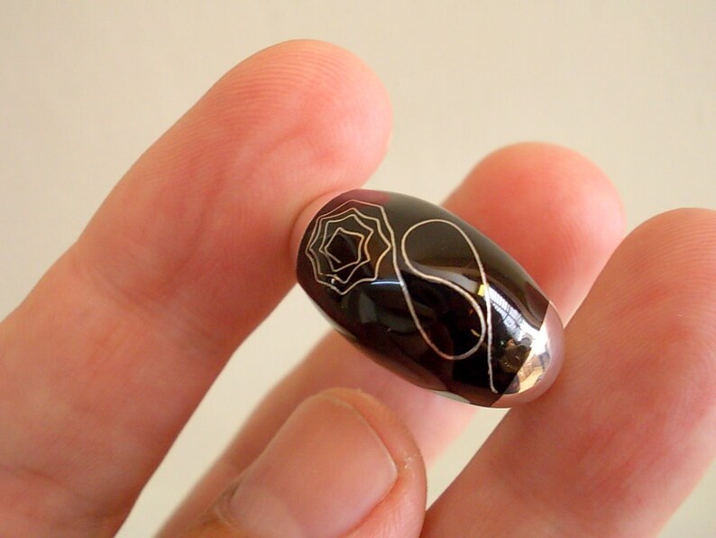 Black Rose Ring Silver Art. image 5