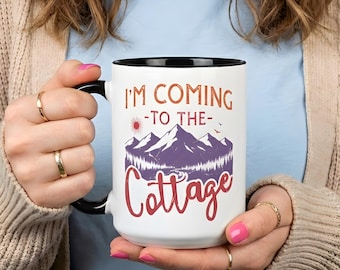 Ich komme zur Hütte Becher, erhitztes Rivalität Buch Geschenk, Ilya Rozanov Merch, Hockey Romanze Fantasse, würzige BookTok Kaffeetasse, MM Romanze