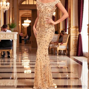 Slim Sequin Dress - Etsy