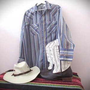 Vintage Express Rider geruit westernshirt heren XL 20% korting voor 2 of meer items MORETHANONE20