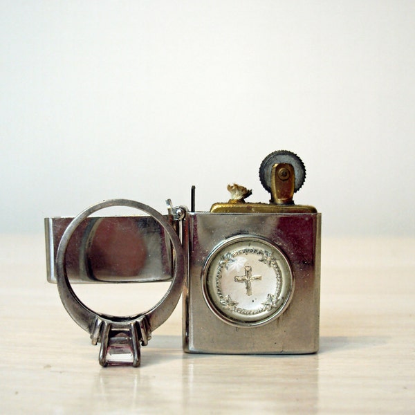 vintage lighter miniature silvertone 80's