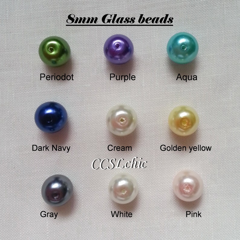 SET of 5 Silver Twisted Flower Pearl Necklace, Bridesmaids Necklace