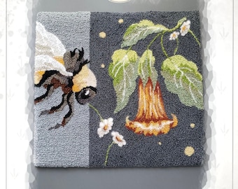 DESCARGAR - Patrón de bordado con aguja perforadora - (Buzzzz) (PNP228) - por Kate Gillery en © Briar Cottage Studio