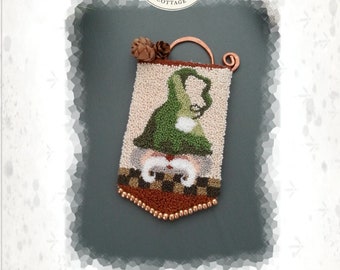 PRINTED MINI - Needle Punch Pattern - (Tomte) (NPM18P) - by Kate Gillery at © Briar Cottage