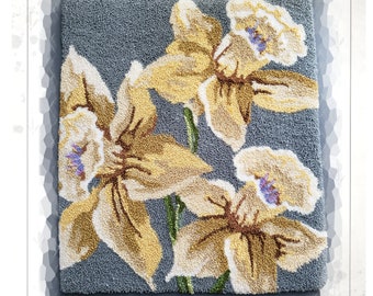 DESCARGAR - Patrón de bordado con aguja perforadora - (Narcisos) (PNP229) - por Kate Gillery en © Briar Cottage Studio