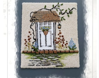 DESCARGAR - Patrón de bordado con aguja mágica - (Una bienvenida a la cabaña) (PNP227) - por Kate Gillery en © Briar Cottage Studio