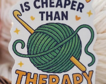 Il filato è più economico della terapia...per lo più adesivi/decalcomanie