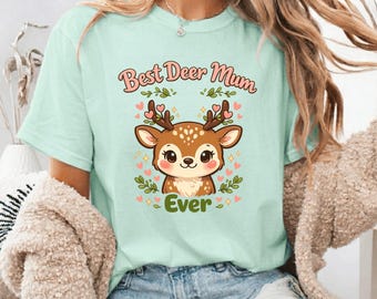 Clipart de astas de ciervo: Mamá ciervo (descarga digital)