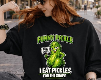 Imagen PNG de pepinillo gracioso: Meme "Como pepinillos por su forma" (Descarga digital)