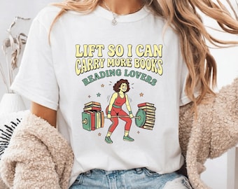 Levanta para que pueda llevar más libros – Lectura PNG: Humor para amantes de los libros (Descarga digital)