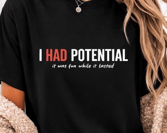 Tenía potencial PNG: Clip art de meme sarcástico y autocrítico (descarga digital)