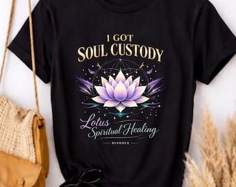 Divorcio PNG, Custodia del alma, Diseño de loto de empoderamiento (Archivo de sublimación)