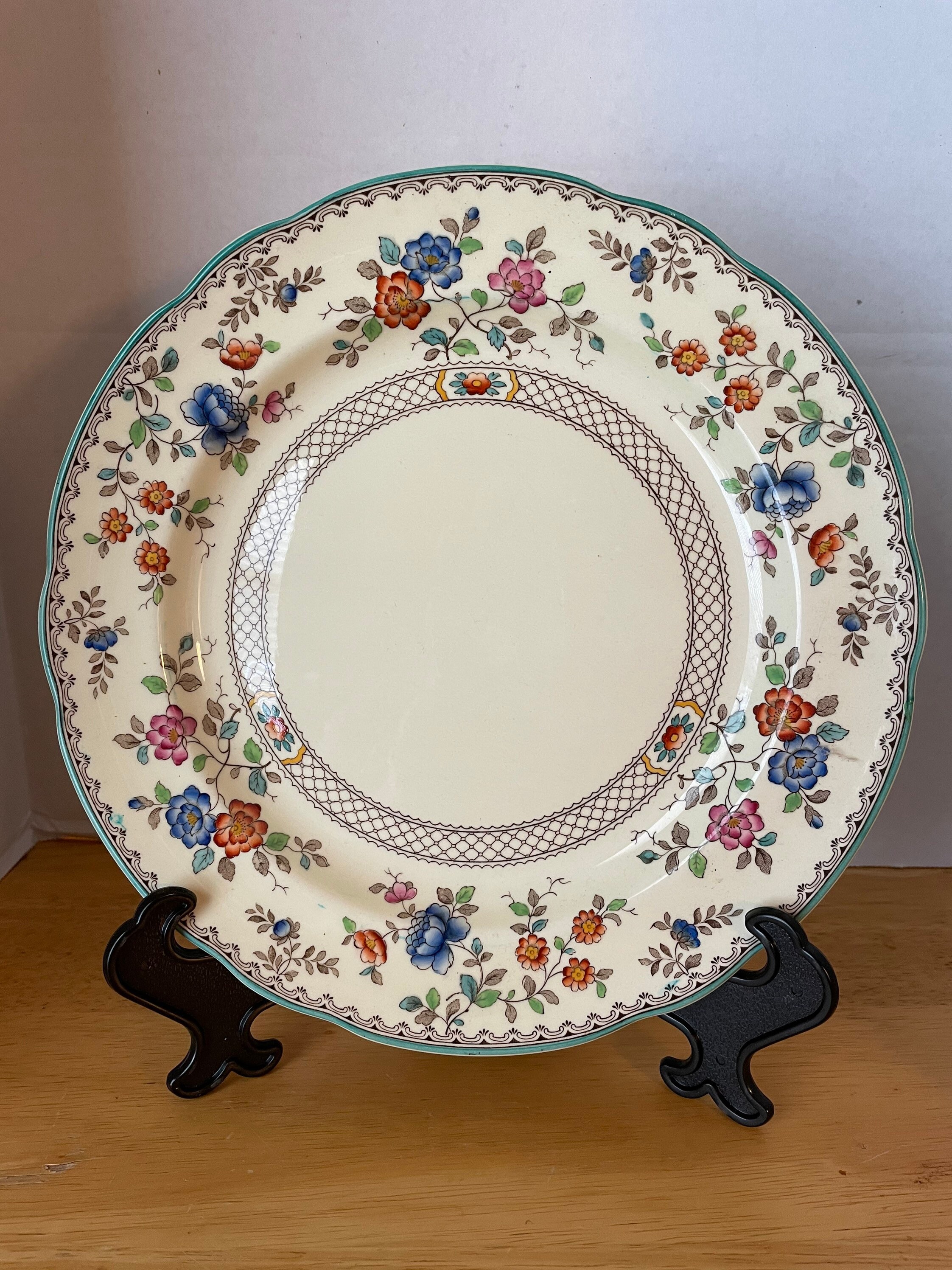 Jasmine Spode Plate - Etsy
