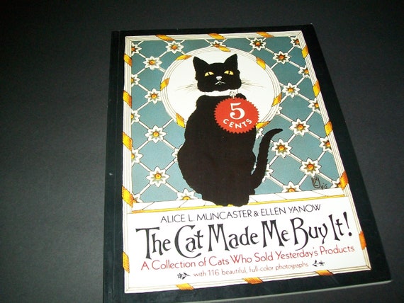 Vintage Cat Collectors Book, Vintage Cat Advertising Pictures, Junk Journal Supply, Cat Pictures, Art Book, Art Journal