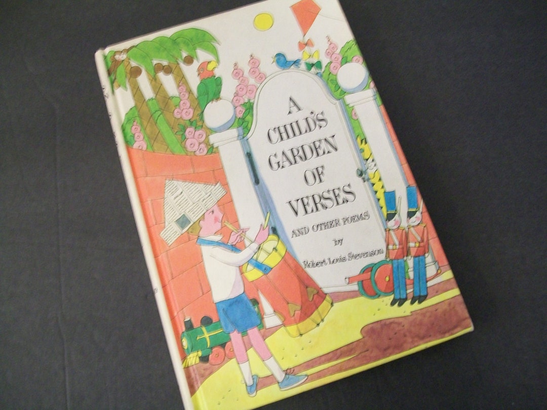 Vintage Children's Poetry Book, A Child's Garden of Verses, Junk
