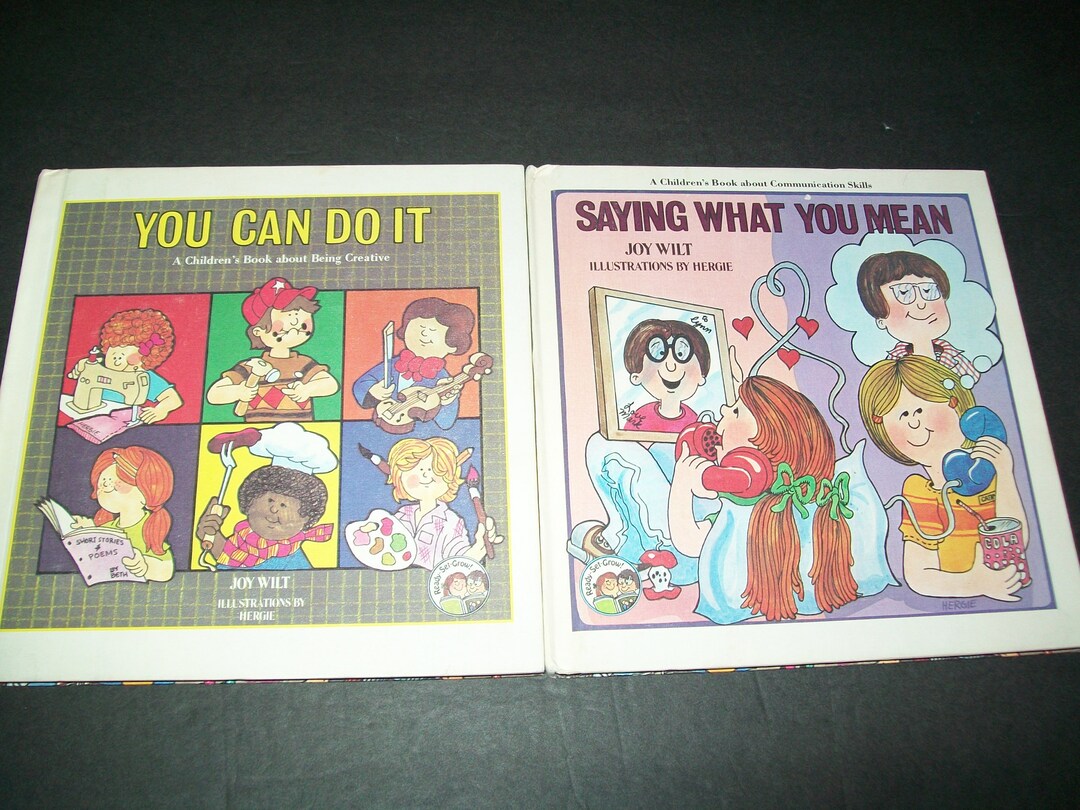 Vintage Children's Books, 1980s Child's Creative Hardback Books, You