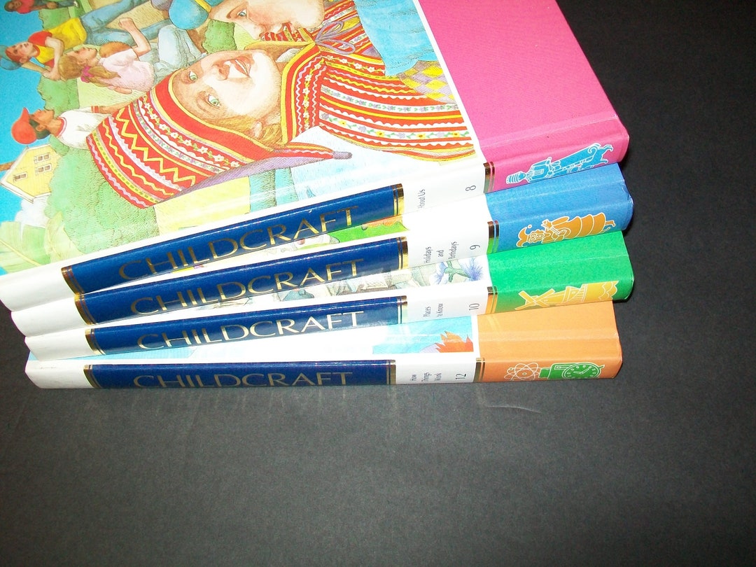 Vintage 1985 Childcraft Children's Books How and Why Etsy