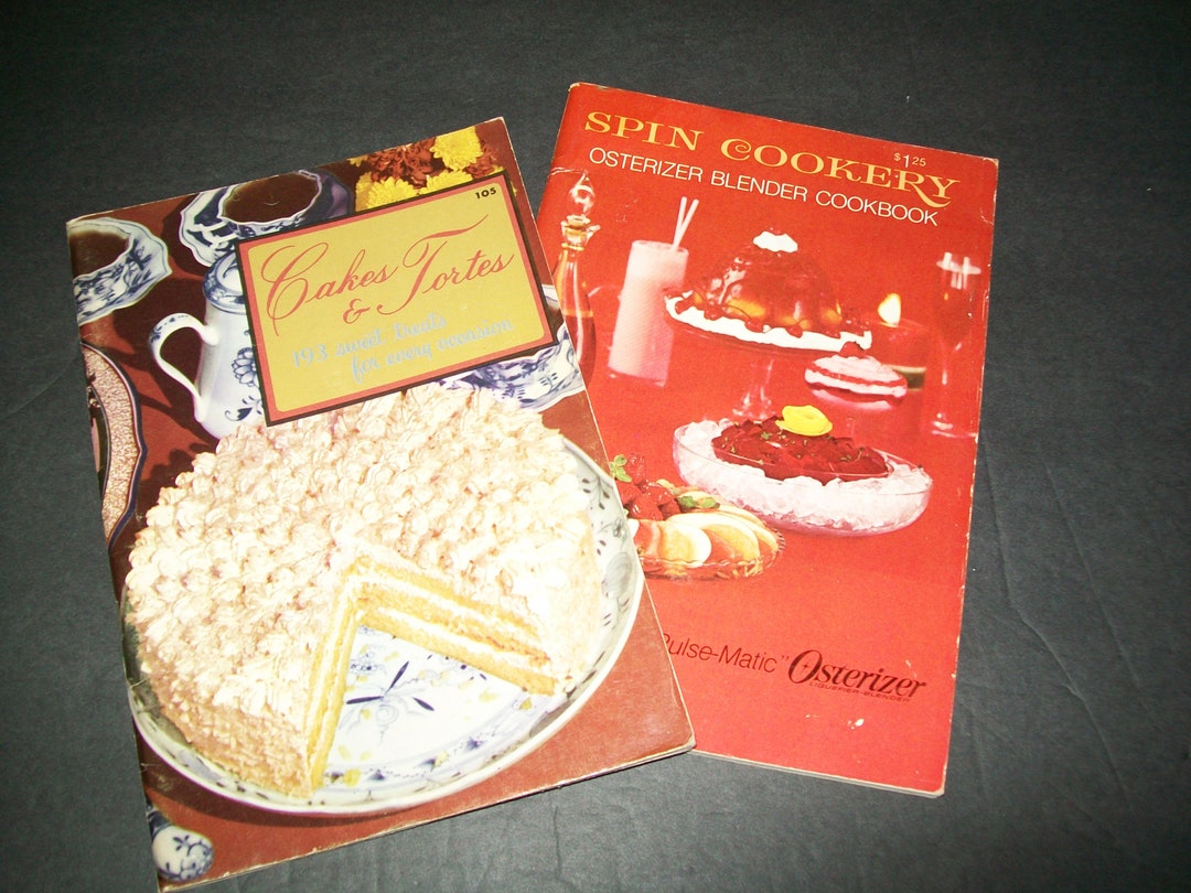 Vintage 1960s Cook Books, Old Recipe Books, Cooking Journals, Junk