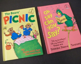 Children's Story Books, Vintage Kids Beginner Books, Junk Journal Supply, Glue Book, Smash Book, Paper Ephemera
