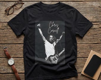Chris Cornell Tribute Rock T-shirt | Vintage Grunge Music Tee