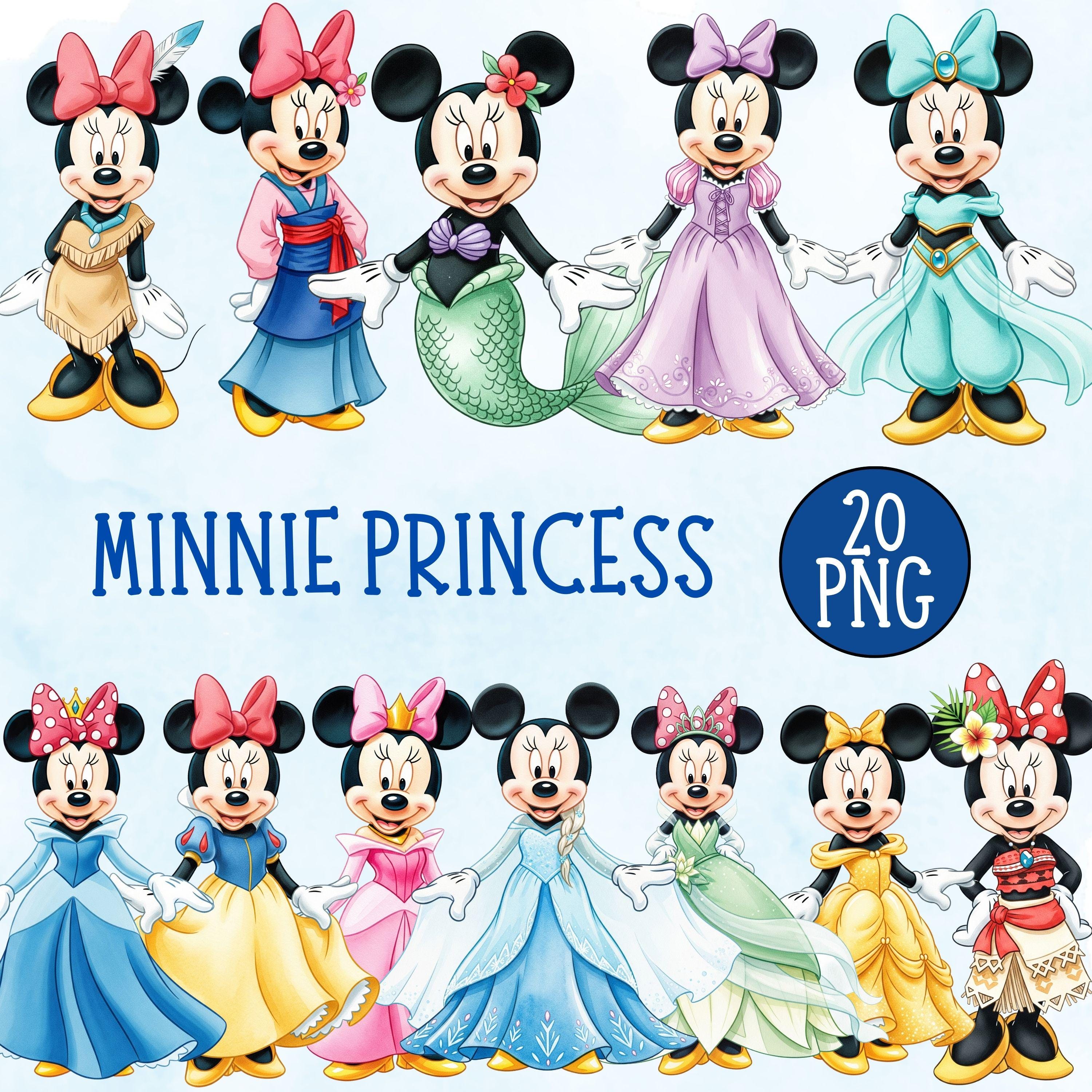 CL GIFT Orecchie Da Principessa Minnie Floreali - Scegli Il Tuo Colore - Fascia Con Paillettes E Fiori - 2