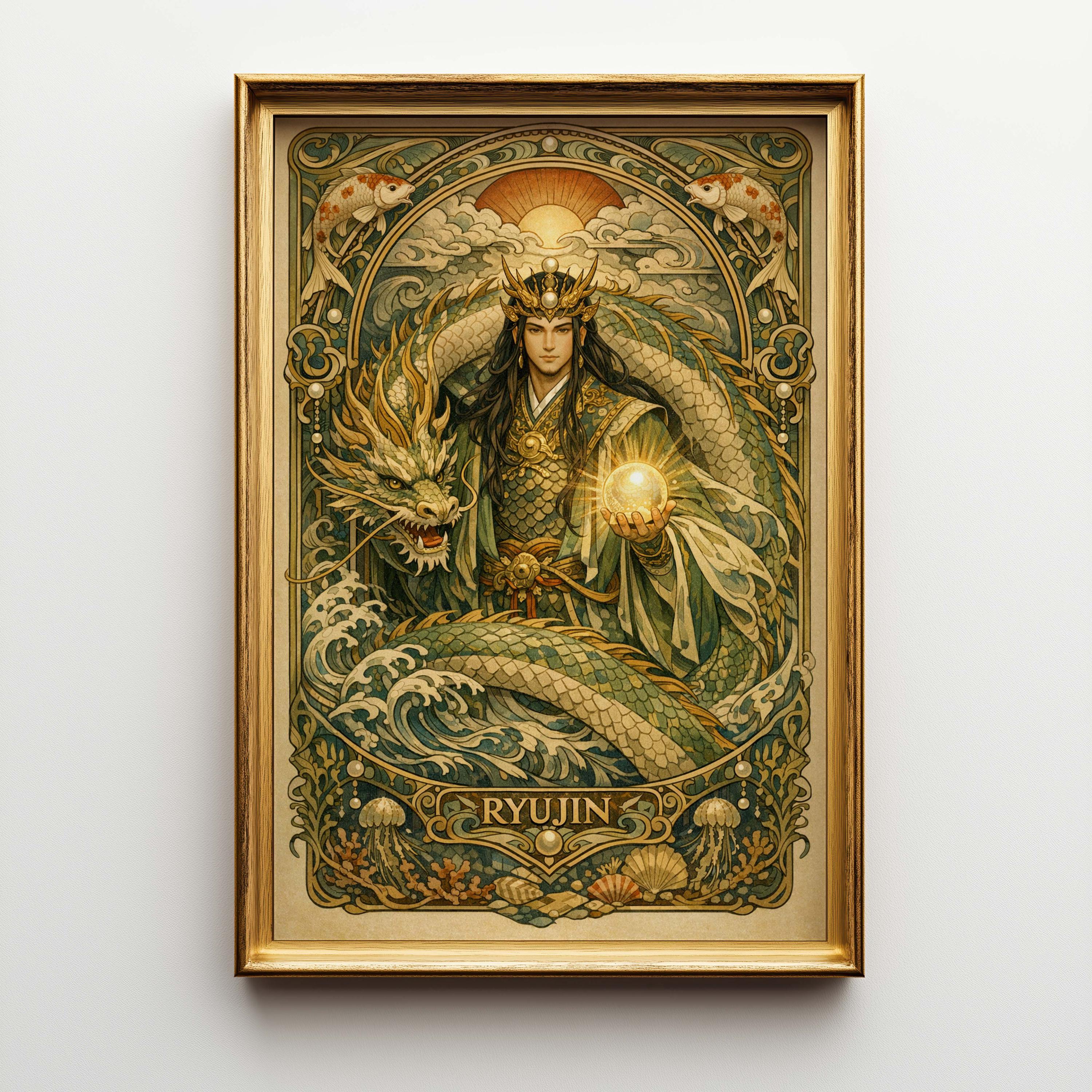 Ryujin Dragon Art - Etsy