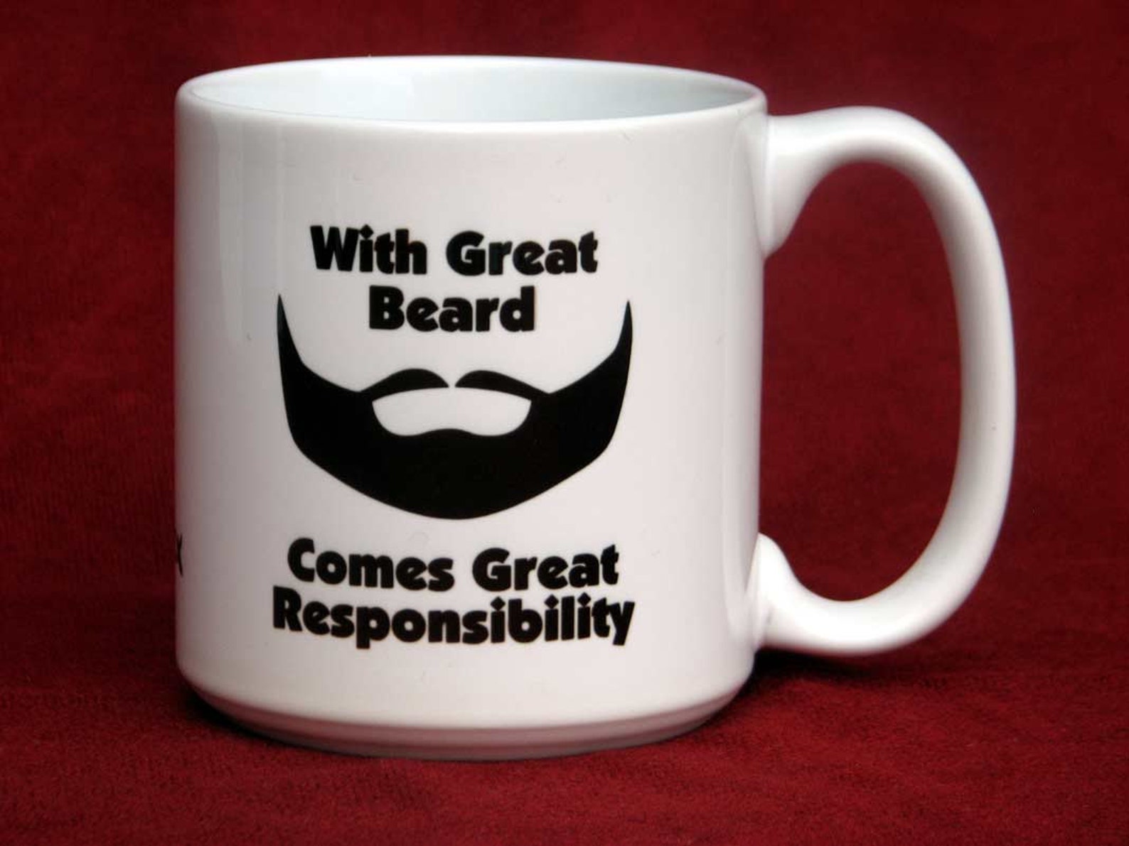 PERSONALIZED BIG Coffee Mug for Guys With a Beard Humorous Etsy