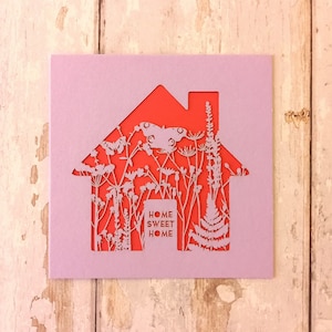 New House Card // Home sweet home Karte, Umzugskarte, Umzugskarte