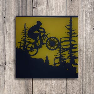 Mountain Biker Card // Bike card, Card for him, Card for boyfriend