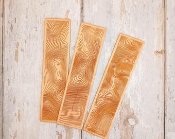 Marcador de madera de la isla de Vancouver: Mapa de contorno de montaña grabado - Regalo para excursionistas