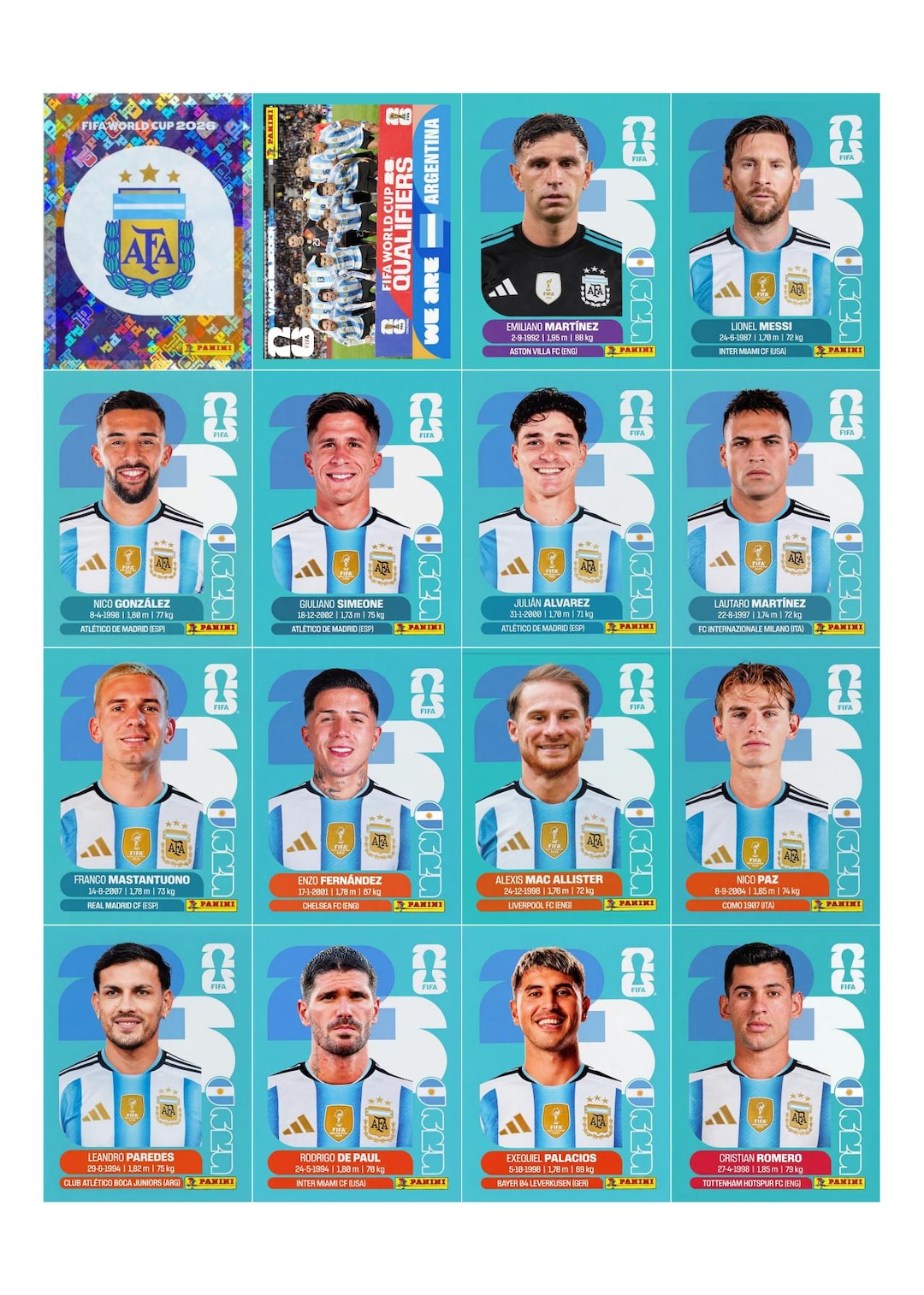 FIFA World Cup 2026 Sticker PDF Complete | Digital Soccer Sticker ...