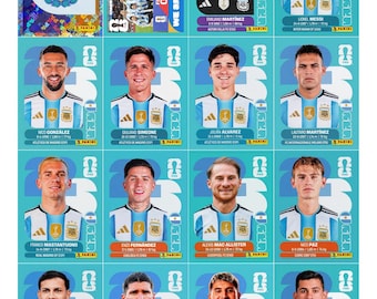 World Cup 2026 Inspired Sticker Album PDF,Printable Soccer Sticker Collection , Digital Football Cards Bundle, +980  STICKERS,48 Teams
