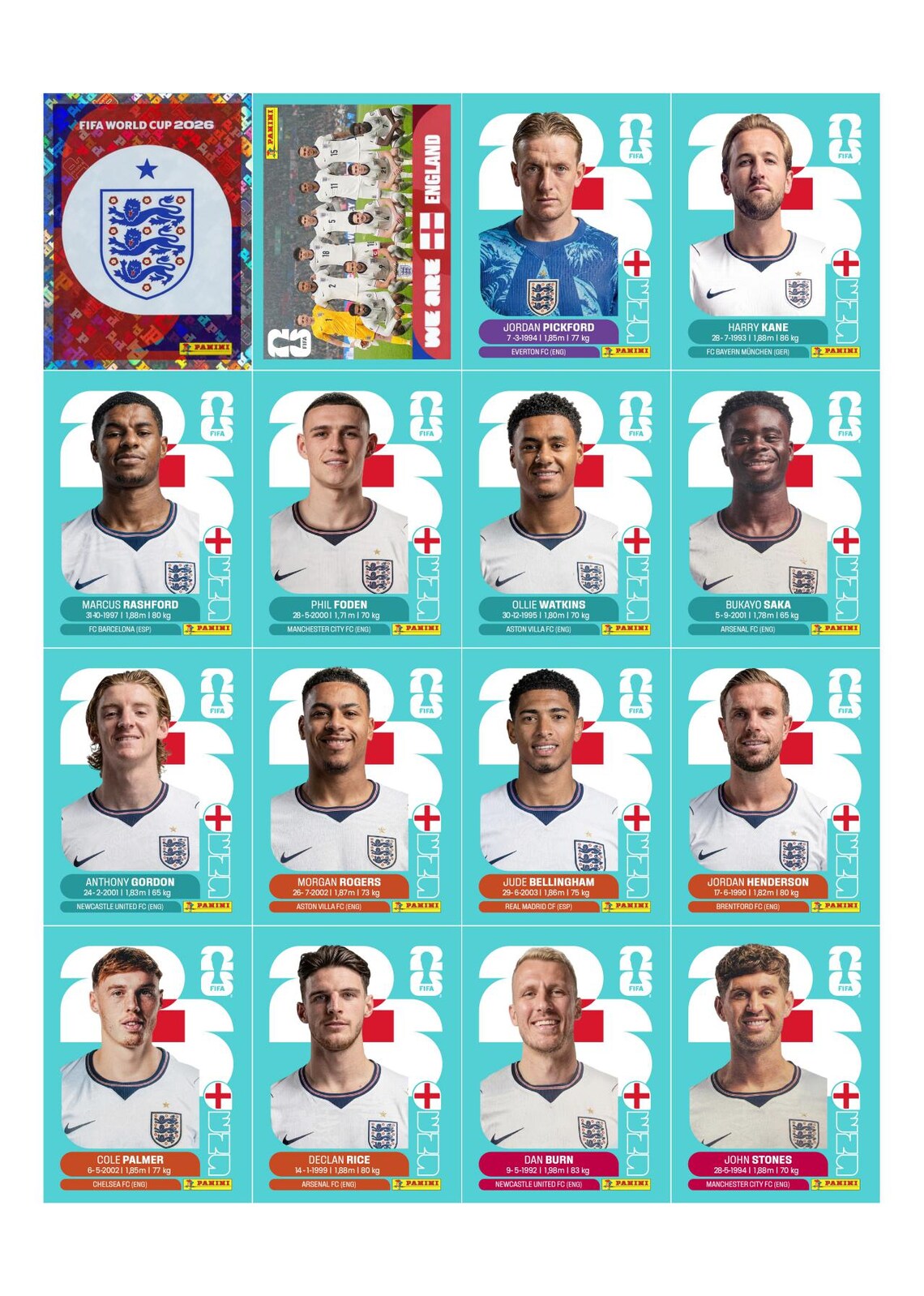 FIFA World Cup 2026 Sticker Album PDF With +800 Stickers | Printable ...