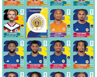 World Cup 2026  Sticker Album PDF, World Cup 2026 Sticker Album, 48 Teams Football Stickers, Complete All Teams Figurines, Bonus Gift