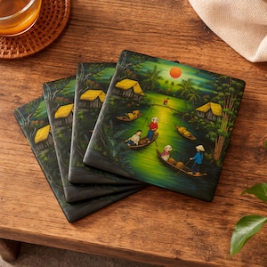 Vietnamese lacquer art - Etsy 日本