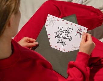 Valentine’s Day Card | Cute Romantic Greeting Card | Love Card for Couples