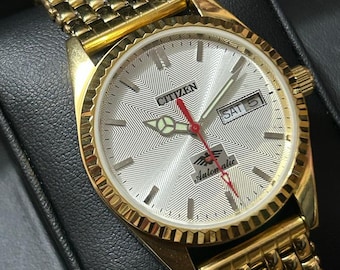 Classic white & gold citizen refurbished- The Ultimate Executive Men’s Watch