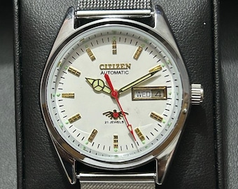Classic white & Silver citizen refurbished- The Ultimate Executive Men’s Watch