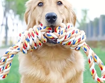 Durable 45cm Dog Teeth Cleaning Rope Toy