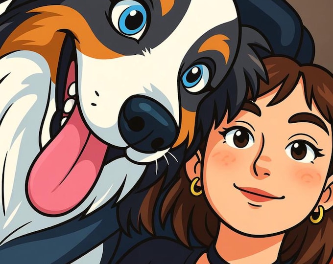 Featured listing image: Framed portrait of your pet(s)