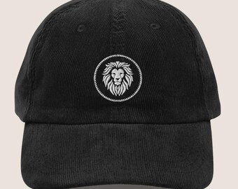 Emma M.Lion - Casquette The Lion en velours côtelé