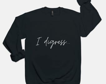 Cadeau sweat-shirt Emma M. Lion « Je m'éloigne »