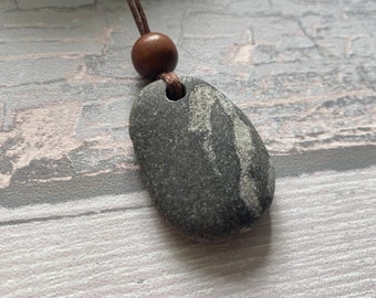 Coral Fossil Pebble Pendant Natural Jewellery Unisex