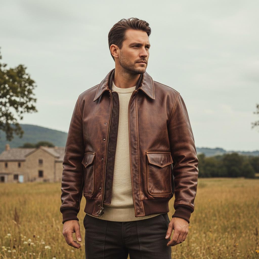 Vintage Territory Ahead Leather Jacket - Etsy