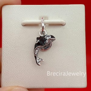 Orca Pandora Charm Gold - Etsy