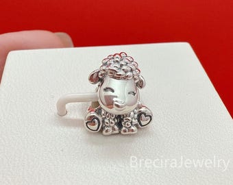Charm de la oveja Patti para pulsera, regalo para ella