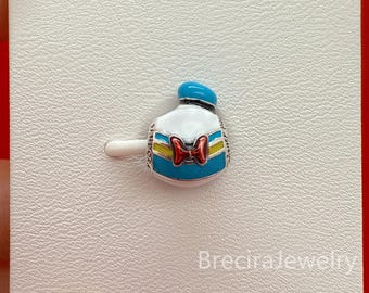 Donald Duck Icon charm,Fits Pandora Charm Bracelet