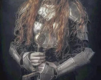 Armure de chevalier fait main, acier de calibre 18, costume médiéval