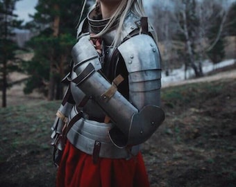 Costume d'armure médiévale fait main de calibre 18 : costume de guerrier GN