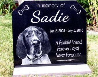 pet headstone etsy